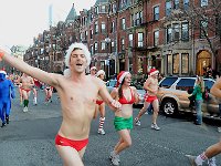 Speedo Run 波士顿寒冬比基尼慈善捐助跑10